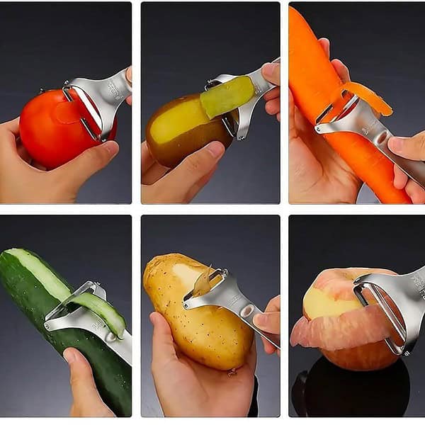 Top Chef Pro Kitchen PeelerSlicer for Vegetables and Fruits1 - LXINDIA.COM