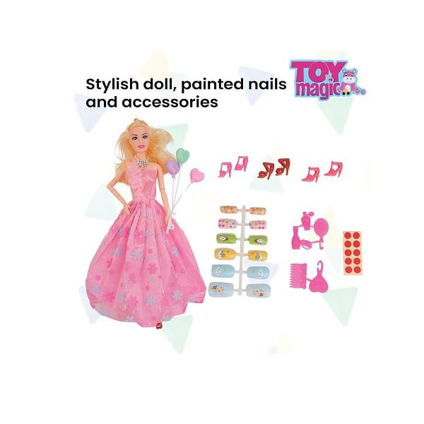 ToyMagic Nail Art Studio Doll 2 - LXINDIA.COM