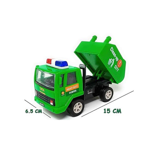 Toyscape Clean Up Truck Garbage Toy Truck Pull Back Truck Toy A - LXINDIA.COM