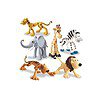 Toyshine Cartoon Style Pack of 6 Animal Rubber Play Toy - LXINDIA.COM