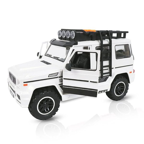 Toyshine Friction Powered Jeep White - LXINDIA.COM