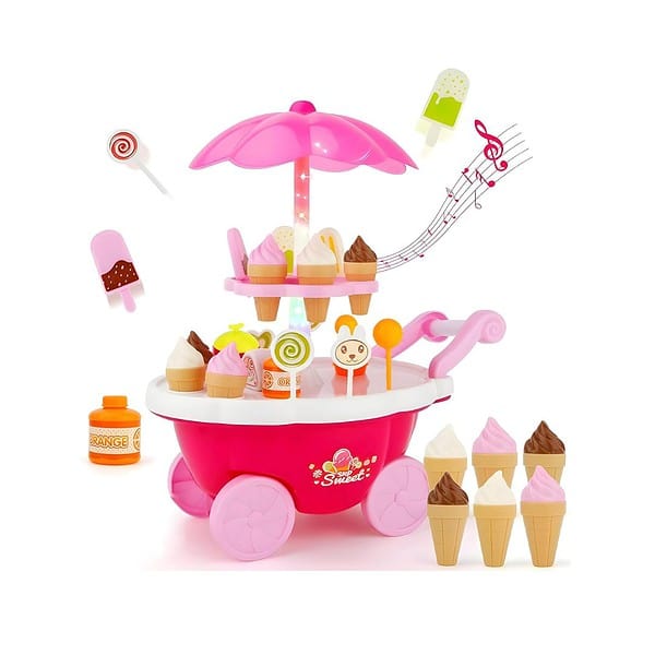 Toyshine Ice Cream Pretend Play Kitchen Set - LXINDIA.COM