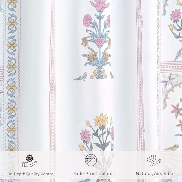 Tranquebar Curtain Cotton Curtains for Window 5 Feet Set of 2 2 - LXINDIA.COM