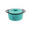 Trueware Orchid Inner Steel Casserole 1100 ML Hotpot Blue - LXINDIA.COM