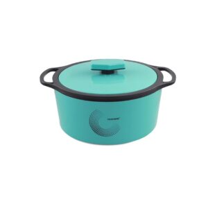 Trueware Orchid Inner Steel Casserole 1100 ML Hotpot Blue - LXINDIA.COM