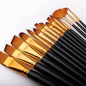 Twizzle Art brush set for artists Set of 12 - LXINDIA.COM