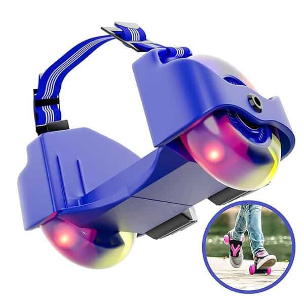 Tygatec Flashing LED Wheels Roller Skates Blue 3 - LXINDIA.COM