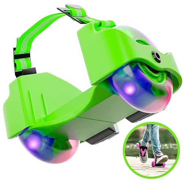 Tygatec Flashing Speedwheel Wheels Roller Skating Gliders Green 3 - LXINDIA.COM