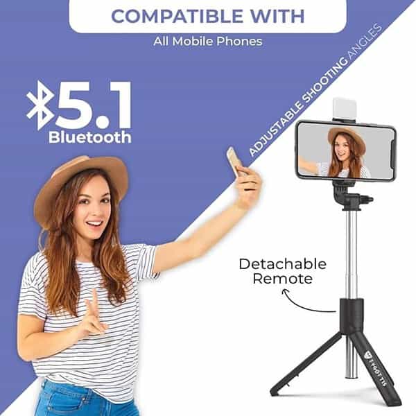 Tygot T1S SnapStick with Tripod Stand With 3 in 1 Multifunctional Design3 - LXINDIA.COM