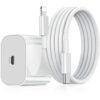 U LIME 20W Charger Adapter Compatible With Apple iPhone With 1 Mtr Data Cable - LXINDIA.COM