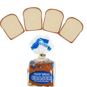 UCRAVO Toast Bread Eraser 4pcs - LXINDIA.COM