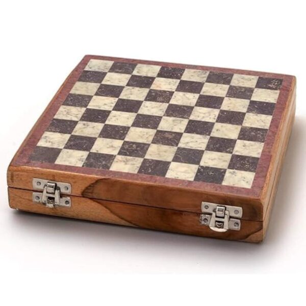 UFC Mart Jaipur Raga Real Makrana Marble Chess Board color wooden 1 - LXINDIA.COM