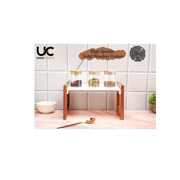 UHUD CRAFTS Multipurpose Wooden Triangluar Organizer b - LXINDIA.COM