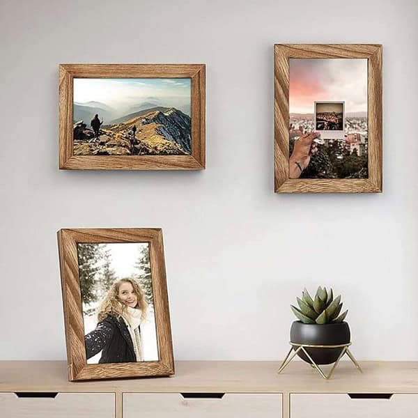 UHUD CRAFTS Wooden Table Top Wall Hanging Photo Frame 6x4 3 - LXINDIA.COM