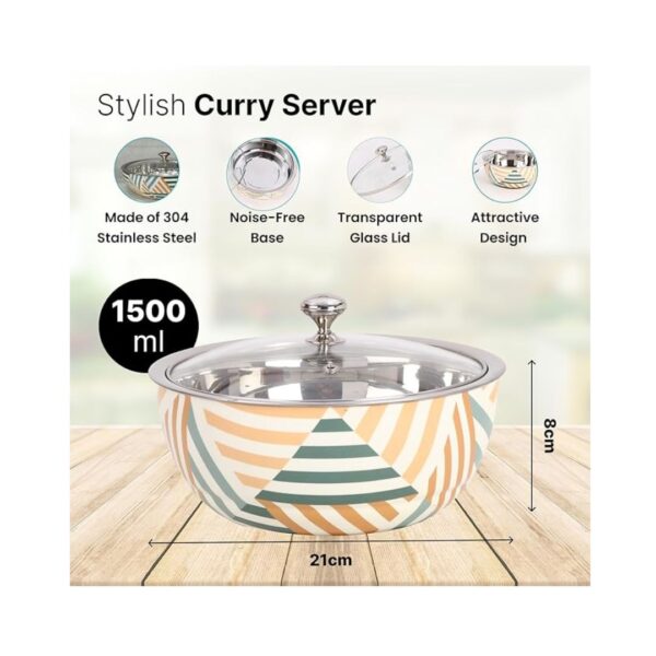 UMAI Double Walled Insulated Serving Curry Casserole 1500 ml Hotpots A - LXINDIA.COM