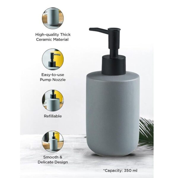 UMAI Liquid Soap Dispenser Grey 1 1 - LXINDIA.COM