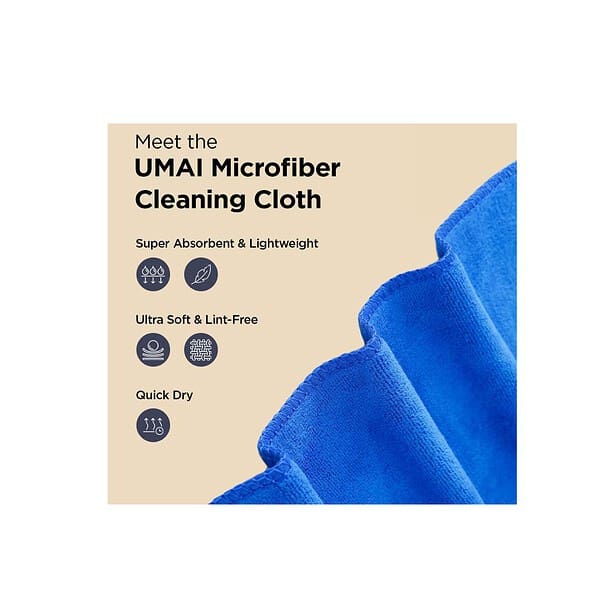 UMAI Microfiber Cleaning Cloth GSM 340 A - LXINDIA.COM