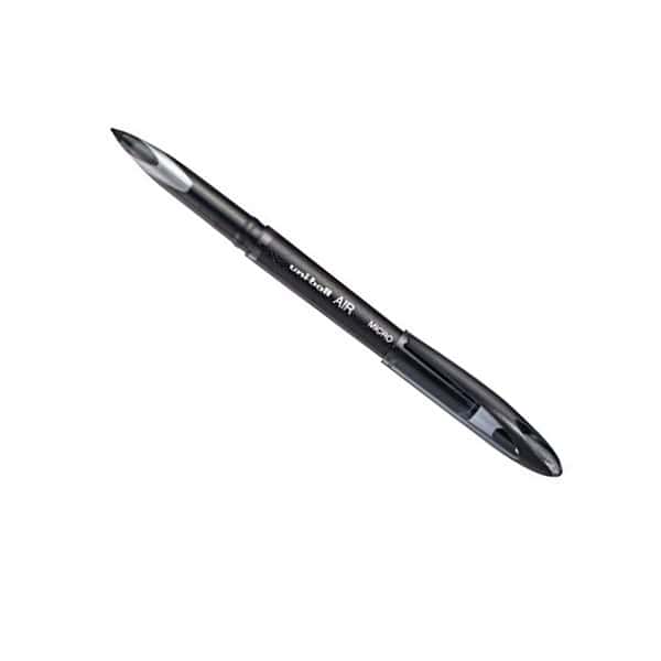 UNI BALL Air UBA188M Roller Ball Pen Blue and Black Ink3 - LXINDIA.COM