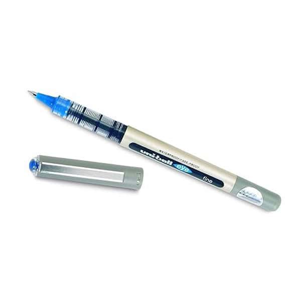 UNI BALL Eye UB157 Roller Ball Pen Blue Ink Pack of 122 - LXINDIA.COM