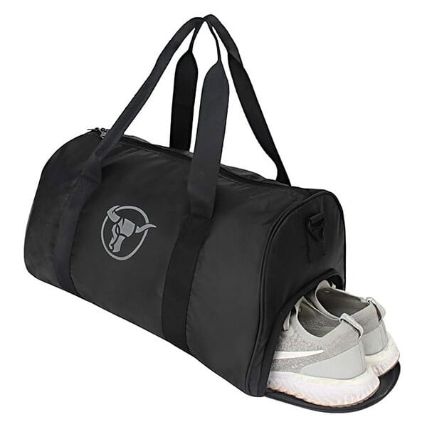 URBAN TRIBE Polyester Fury Gym Bag Black - LXINDIA.COM