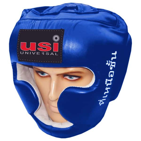 USI UNIVERSAL Boxing Headguard Blue - LXINDIA.COM