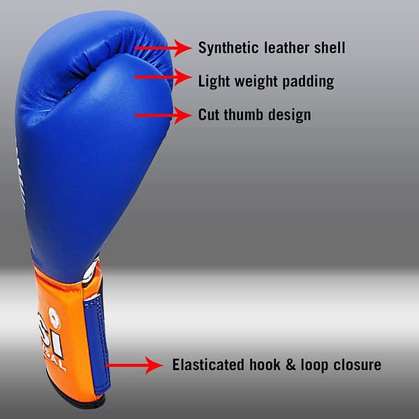 USI Universal Boxing Gloves Blue B - LXINDIA.COM