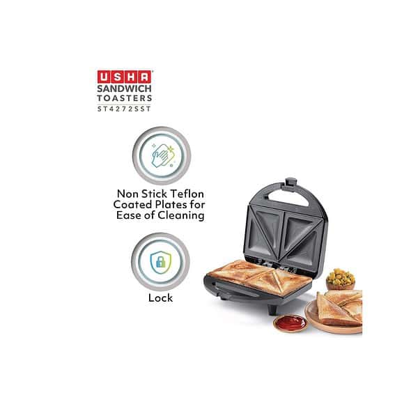 Usha 750 W ST4272 SST Non Stick Toaster C - LXINDIA.COM