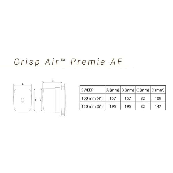 Usha Premia AF 150mm Exhaust Fan Stainless SteelA - LXINDIA.COM