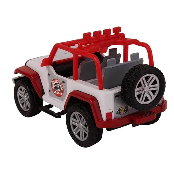 VEERO Ranger Adventure Jeep Pull Back Toy Red B - LXINDIA.COM