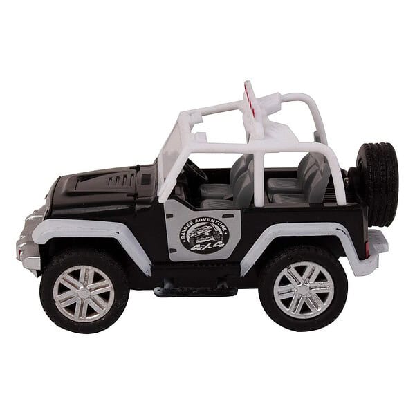 VEERO Ranger Adventure Jeep Pull Back Toy White - LXINDIA.COM