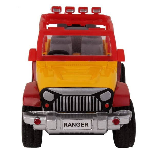 VEERO Ranger Adventure Jeep Pull Back Toy Yellow C - LXINDIA.COM