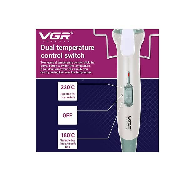 VGR V 597 Professional Electric Hair Curler Styling 5 Barrel with 220° C Max A 1 - LXINDIA.COM