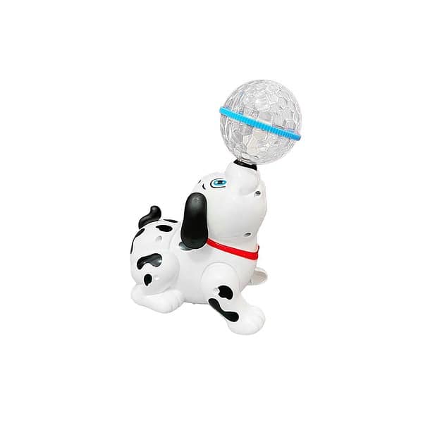 VGRASSP Dancing Dog Toy with Music and 3D Flashing LED Light Ball 1 - LXINDIA.COM