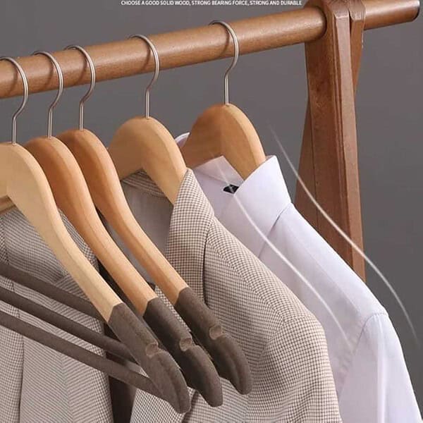 VIHAX Wooden Hanger For Clothes Hanging Hangers20 Pieces 1 - LXINDIA.COM