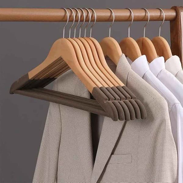 VIHAX Wooden Hanger For Clothes Hanging Hangers20 Pieces 2 - LXINDIA.COM