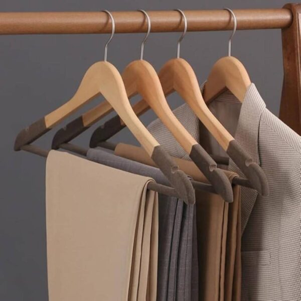 VIHAX Wooden Hanger For Clothes Hanging Hangers20 Pieces - LXINDIA.COM