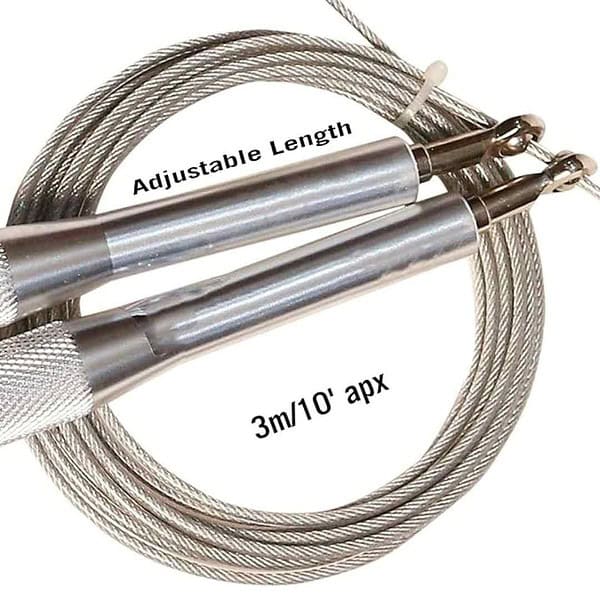 VIRTUAL WORLD Durable Steel Skipping Rope for All Ages 3 - LXINDIA.COM