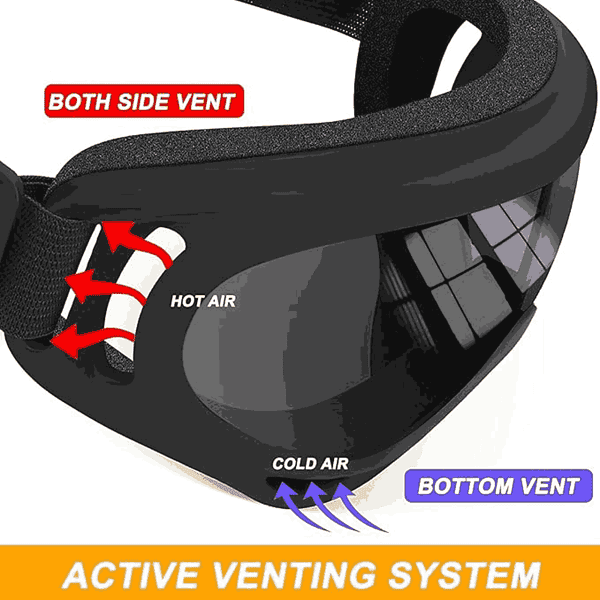 VORTEXA Goggles Motorcycle Helmet Glasses with Adjustable Strap3 - LXINDIA.COM