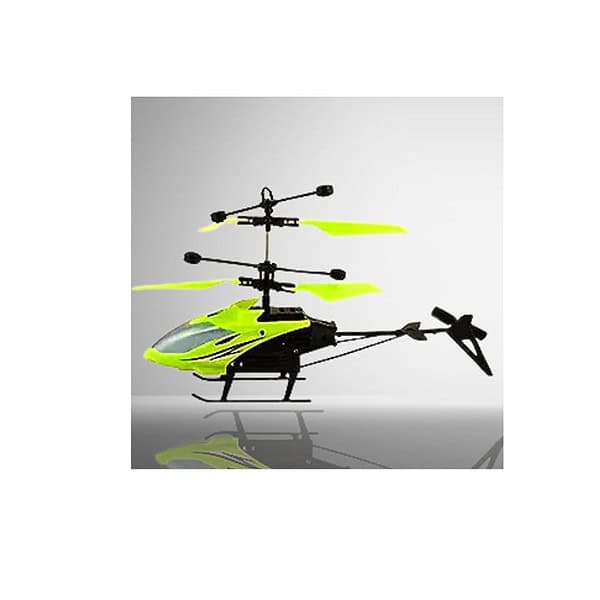 VRIKRION Remote Control Flying Helicopter Palm Sensing Helicopter with led Lights Green - LXINDIA.COM