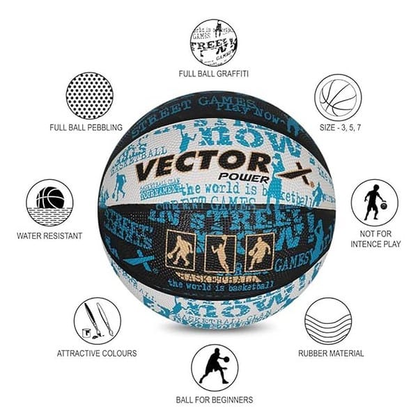 Vector X Power Basketball with Free Air Needle with Pump 1 - LXINDIA.COM