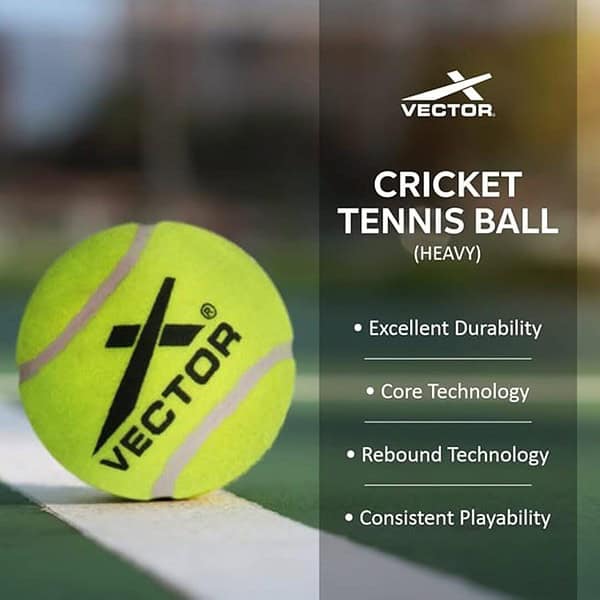 Vector X Tennis Balls Duty Felt Pressurized Tennis Ball Pack of 6 1 - LXINDIA.COM