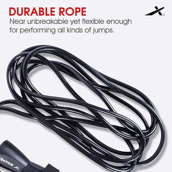 Vector X VXF 705 Freestyle Skipping Rope Black 1 - LXINDIA.COM