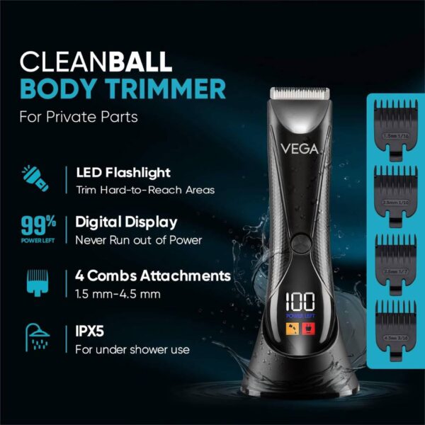 Vega Cleanball Body Trimmer For Men Vhth 332 - LXINDIA.COM