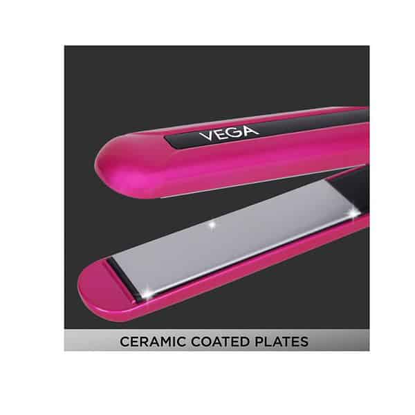 Vega Trendy Hair Straightener for Men and Women Pink VHSH 16 B - LXINDIA.COM