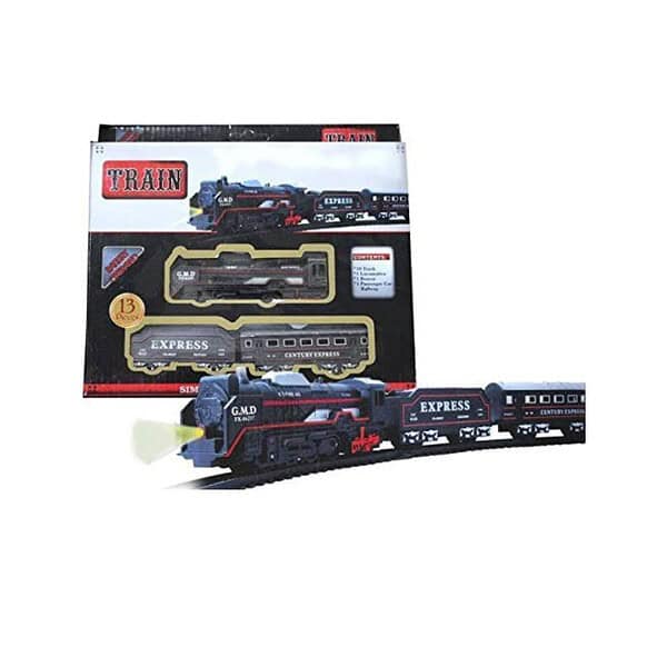 Velocious Model Electric Toy Train Set with Track Electric Railway 1 - LXINDIA.COM