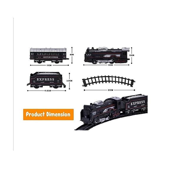 Velocious Model Electric Toy Train Set with Track Electric Railway01 - LXINDIA.COM