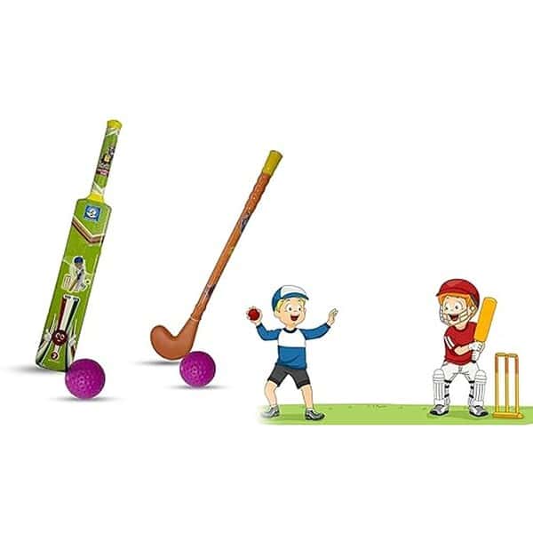 Verbier Combo of Cricket and Hockey Set - LXINDIA.COM