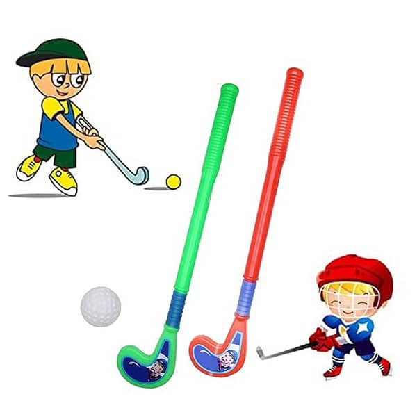 Verbier Hockey Set for Kids 2 Hockey Sticks 1 Ball Kids 3 to 5 Year Pack of 1 3 - LXINDIA.COM