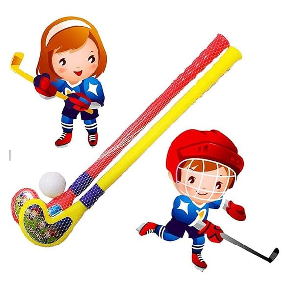 Verbier Hockey Set for Kids 2 Hockey Sticks 1 Ball Kids 3 to 5 Year Pack of 1 - LXINDIA.COM