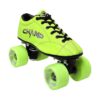 Vicky Champ Shoe Skates PU Upper Double Chromed Ball Bearings Roller Neon Yellow - LXINDIA.COM